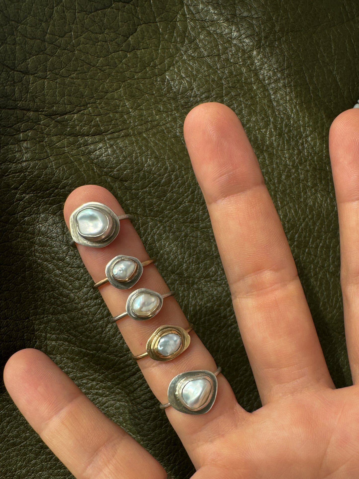 Mixed Metal Pool Ring