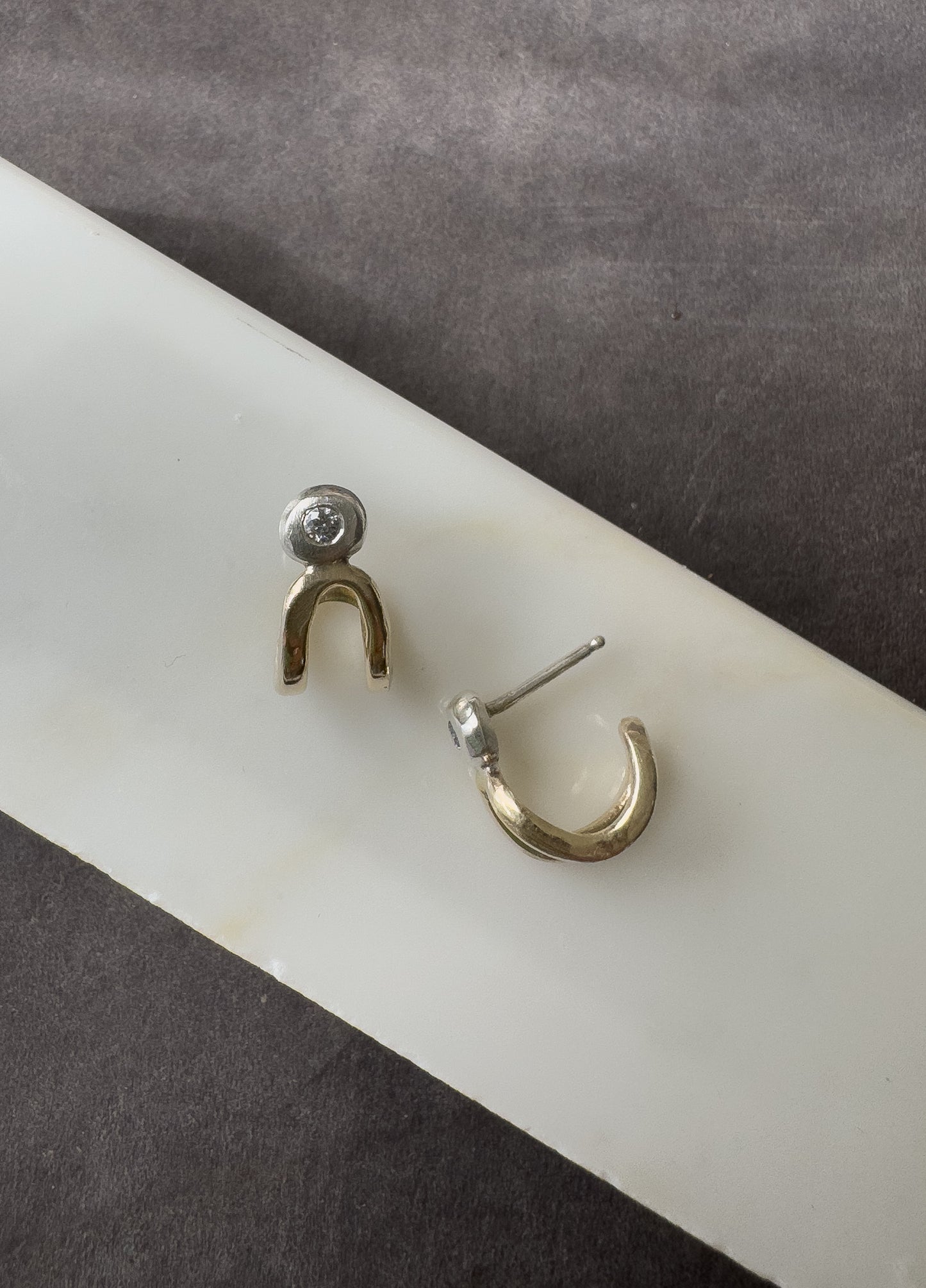 Moxie Studs with Natural Diamonds