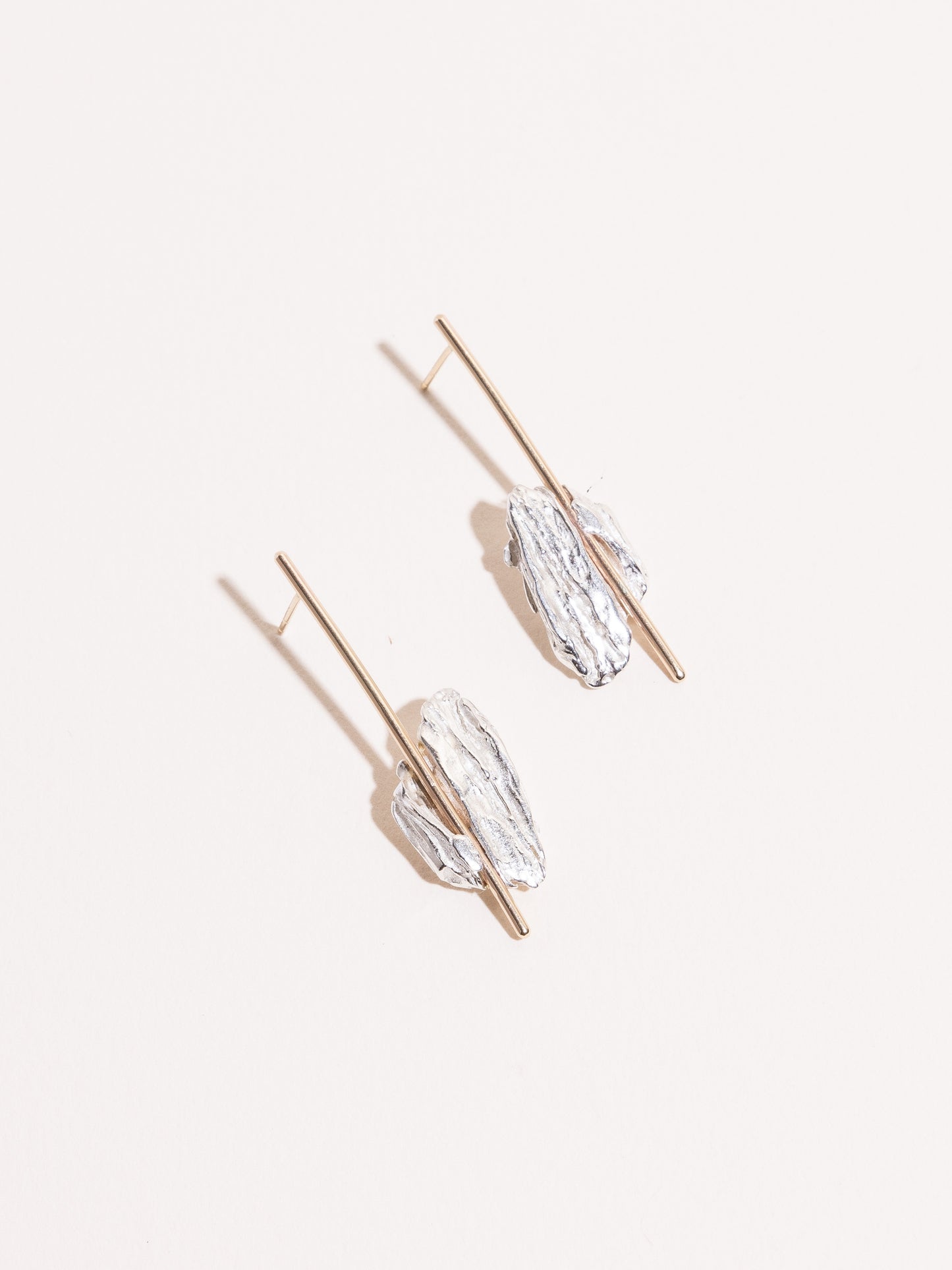 Stone & Stick Earrings