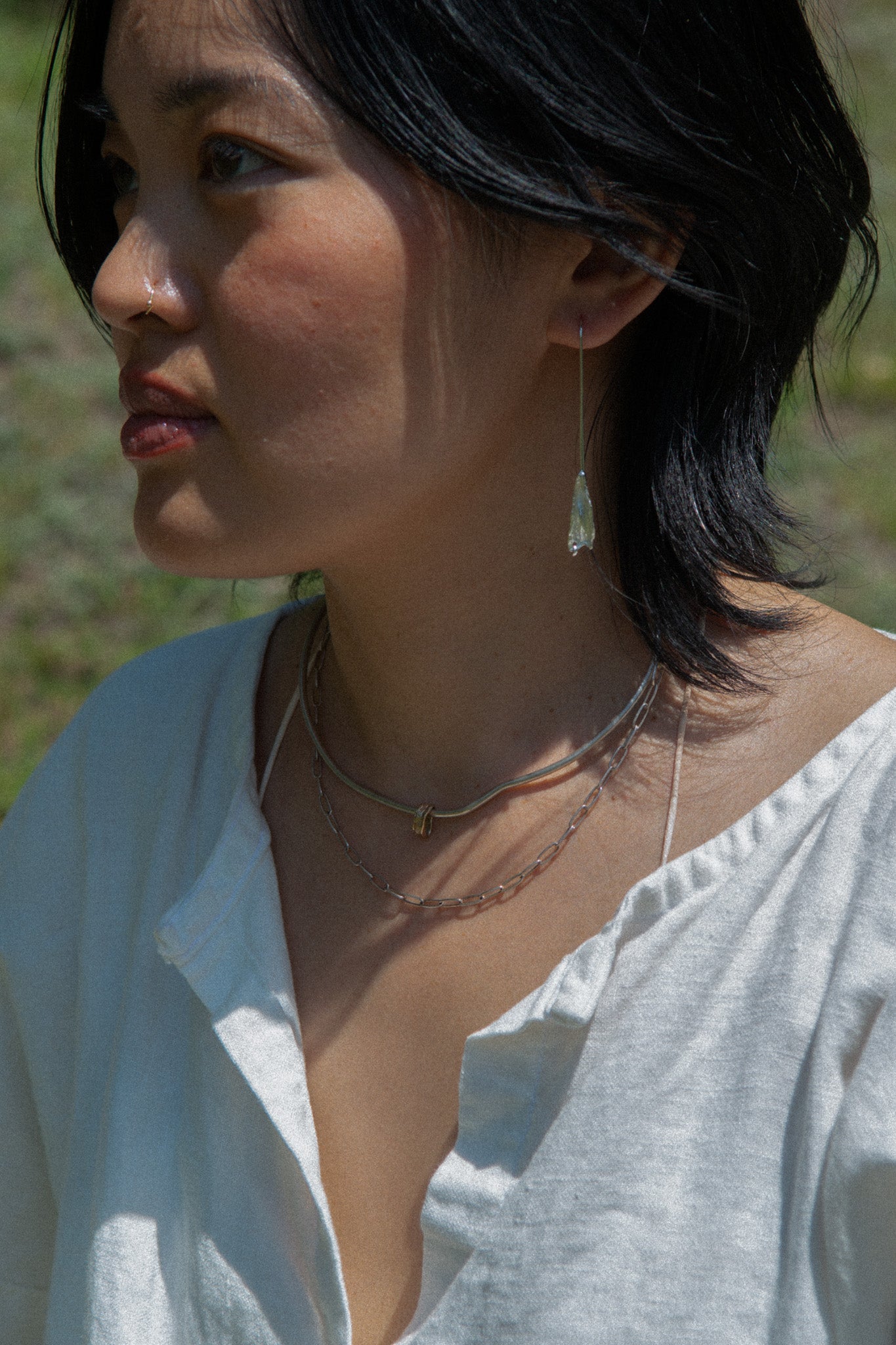 Moon Petal Earrings